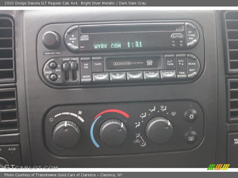 Bright Silver Metallic / Dark Slate Gray 2003 Dodge Dakota SLT Regular Cab 4x4