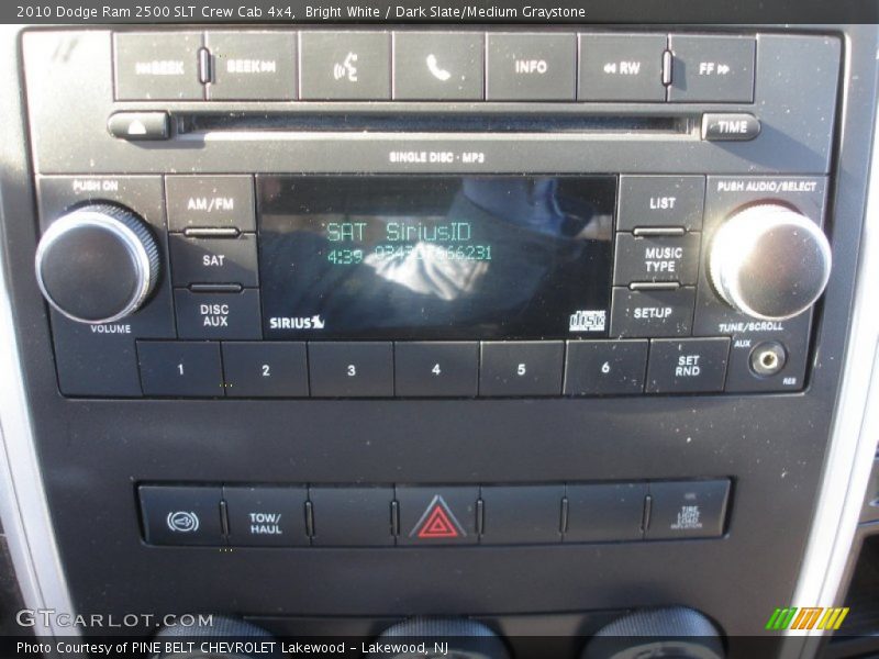 Bright White / Dark Slate/Medium Graystone 2010 Dodge Ram 2500 SLT Crew Cab 4x4