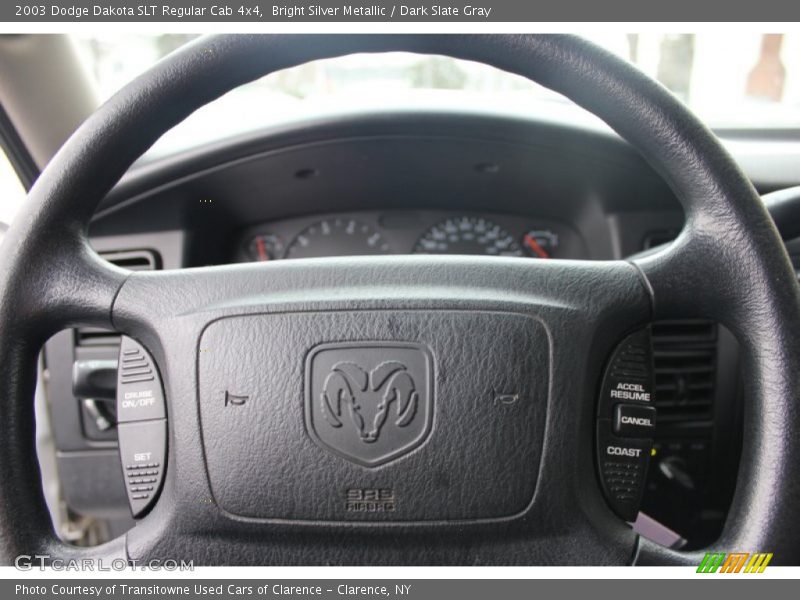 Bright Silver Metallic / Dark Slate Gray 2003 Dodge Dakota SLT Regular Cab 4x4