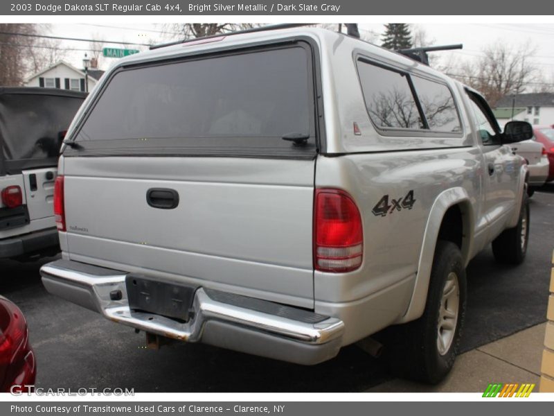 Bright Silver Metallic / Dark Slate Gray 2003 Dodge Dakota SLT Regular Cab 4x4