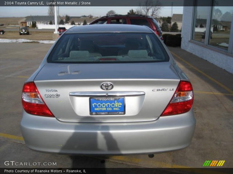 Lunar Mist Metallic / Stone 2004 Toyota Camry LE