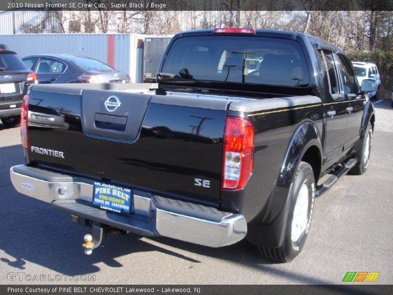 Super Black / Beige 2010 Nissan Frontier SE Crew Cab