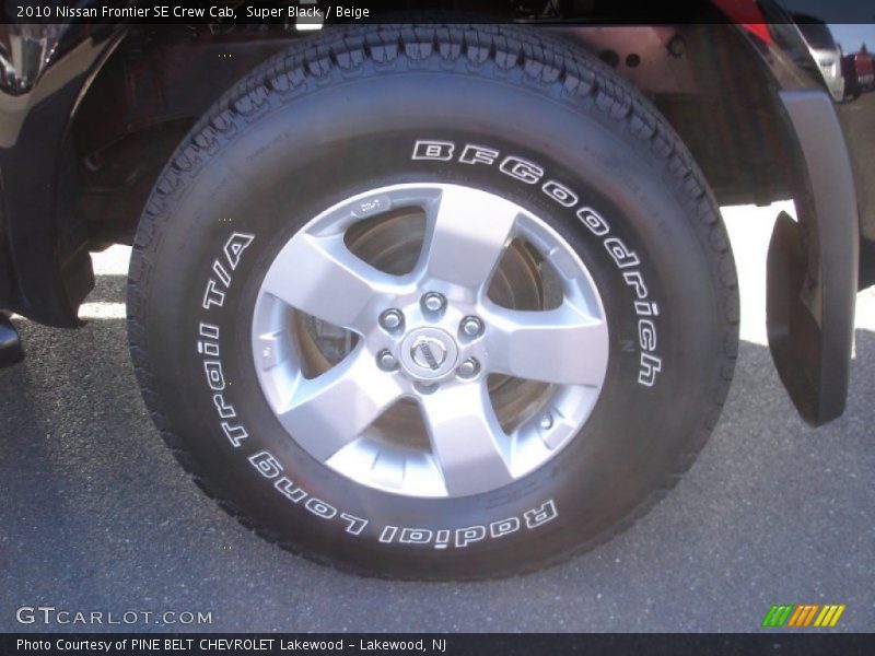 Super Black / Beige 2010 Nissan Frontier SE Crew Cab