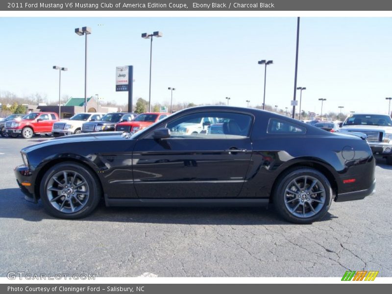 Ebony Black / Charcoal Black 2011 Ford Mustang V6 Mustang Club of America Edition Coupe