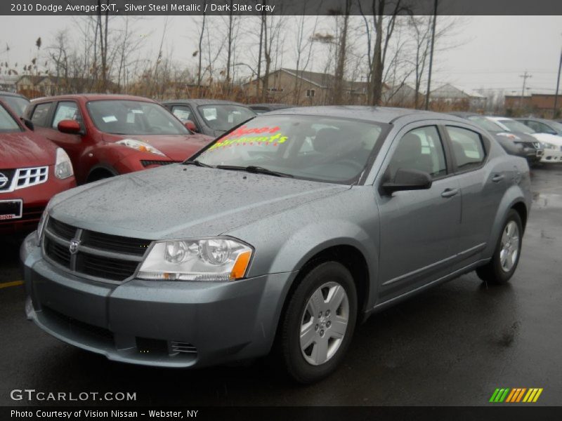 Silver Steel Metallic / Dark Slate Gray 2010 Dodge Avenger SXT