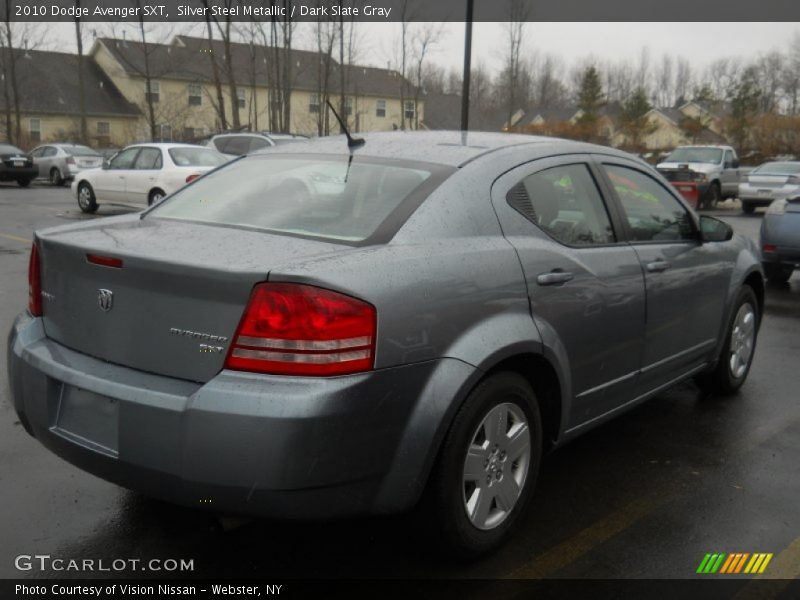 Silver Steel Metallic / Dark Slate Gray 2010 Dodge Avenger SXT