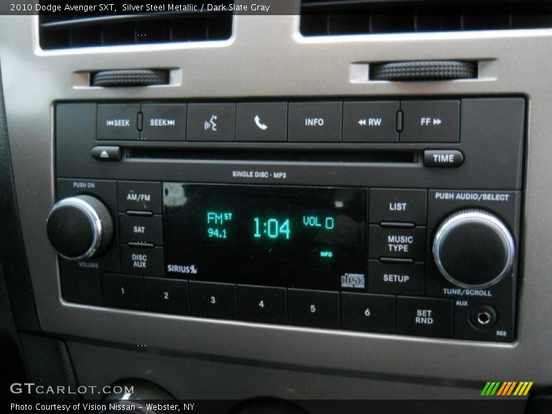 Silver Steel Metallic / Dark Slate Gray 2010 Dodge Avenger SXT