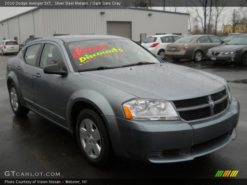 Silver Steel Metallic / Dark Slate Gray 2010 Dodge Avenger SXT