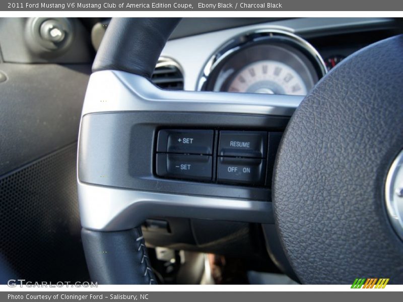 Ebony Black / Charcoal Black 2011 Ford Mustang V6 Mustang Club of America Edition Coupe