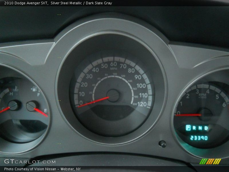 Silver Steel Metallic / Dark Slate Gray 2010 Dodge Avenger SXT
