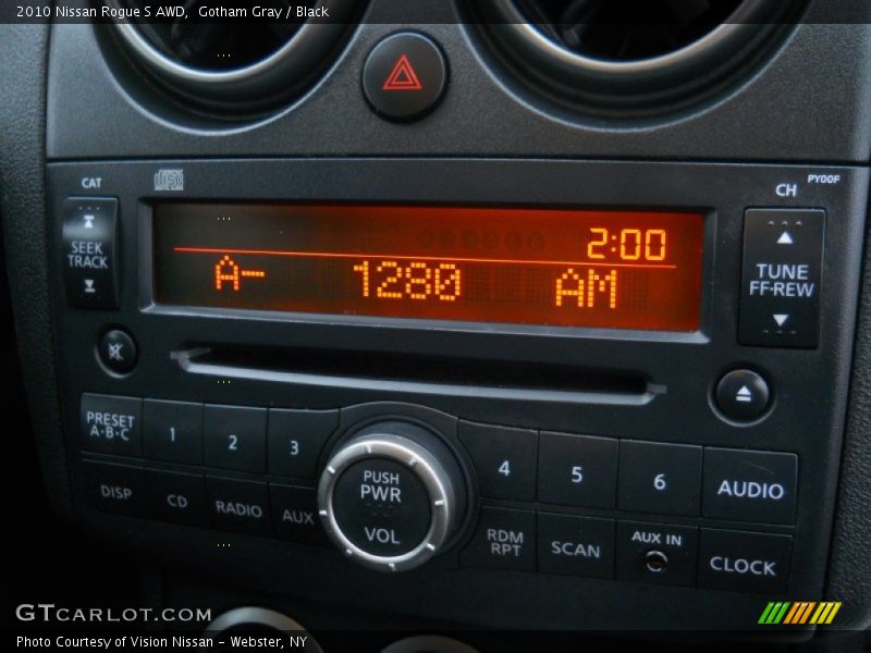 Gotham Gray / Black 2010 Nissan Rogue S AWD