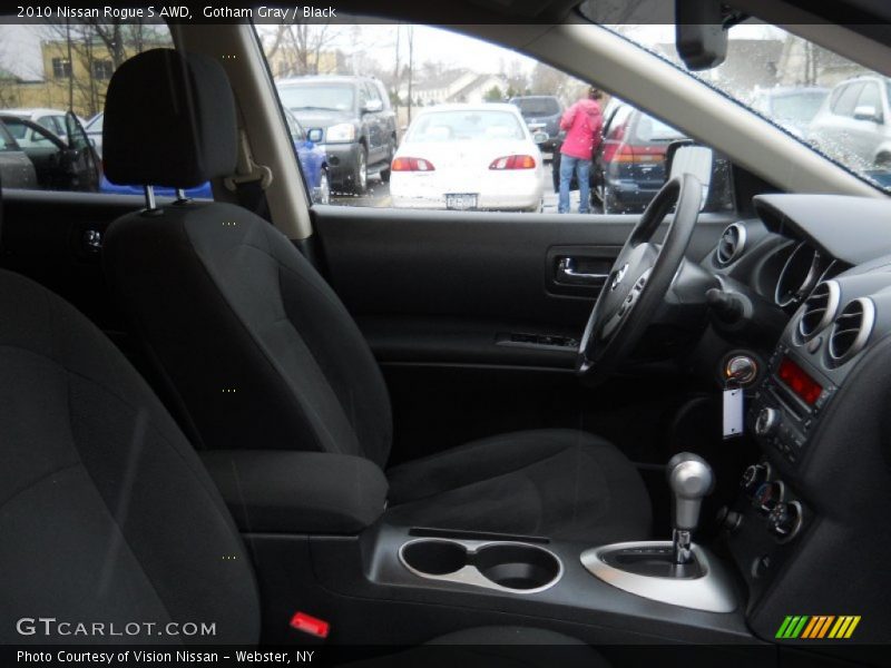 Gotham Gray / Black 2010 Nissan Rogue S AWD