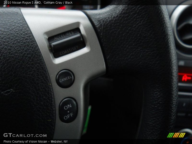 Gotham Gray / Black 2010 Nissan Rogue S AWD