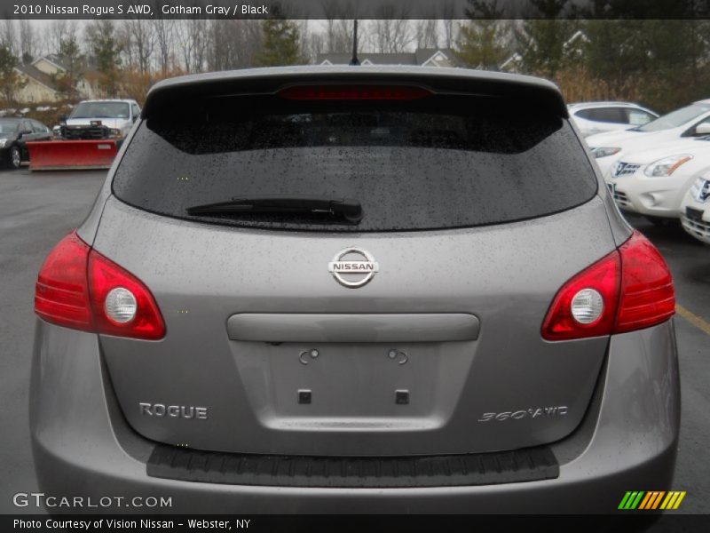 Gotham Gray / Black 2010 Nissan Rogue S AWD