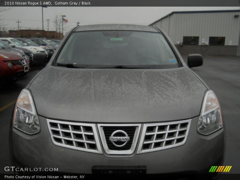 Gotham Gray / Black 2010 Nissan Rogue S AWD