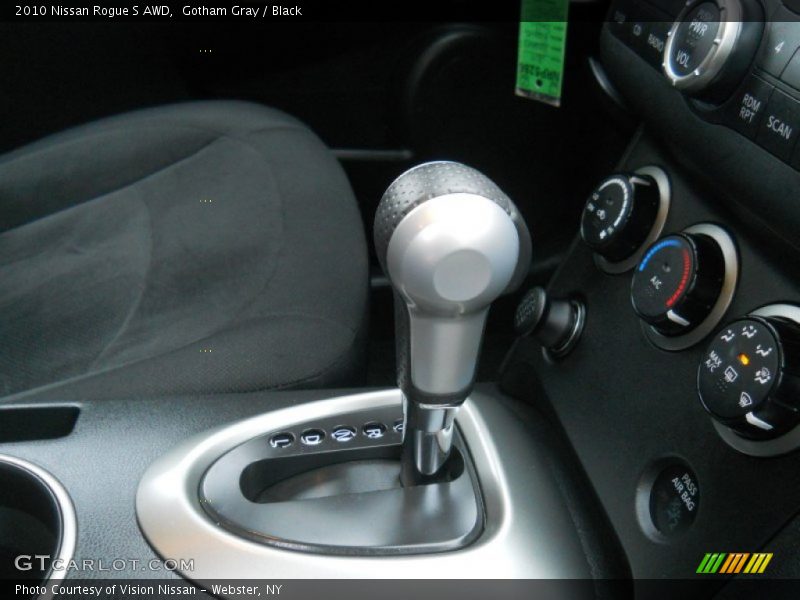 Gotham Gray / Black 2010 Nissan Rogue S AWD