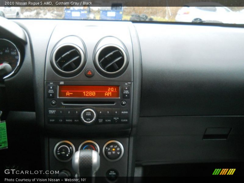 Gotham Gray / Black 2010 Nissan Rogue S AWD