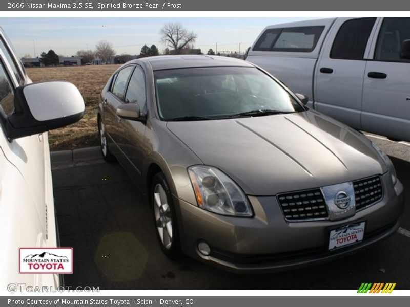 Spirited Bronze Pearl / Frost 2006 Nissan Maxima 3.5 SE