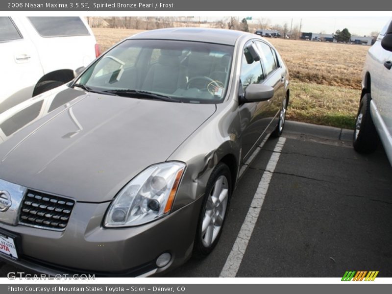 Spirited Bronze Pearl / Frost 2006 Nissan Maxima 3.5 SE