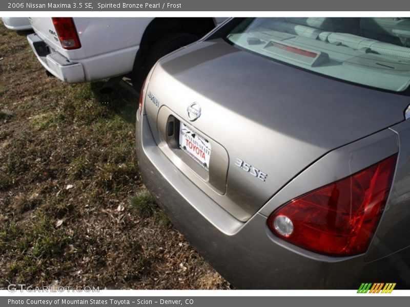 Spirited Bronze Pearl / Frost 2006 Nissan Maxima 3.5 SE