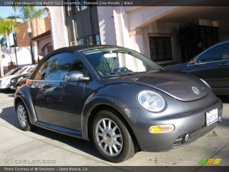 Platinum Grey Metallic / Black 2004 Volkswagen New Beetle GLS Convertible