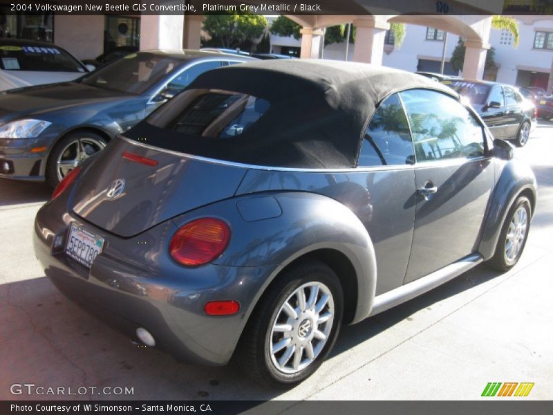 Platinum Grey Metallic / Black 2004 Volkswagen New Beetle GLS Convertible