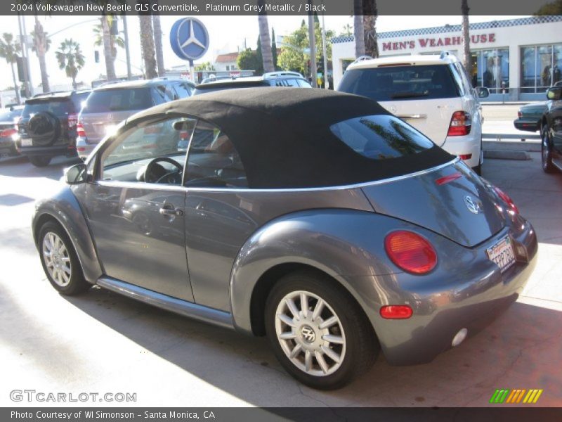 Platinum Grey Metallic / Black 2004 Volkswagen New Beetle GLS Convertible