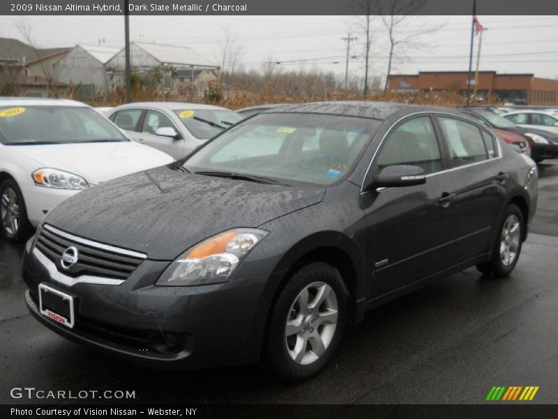 Dark Slate Metallic / Charcoal 2009 Nissan Altima Hybrid