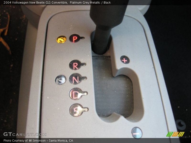 Platinum Grey Metallic / Black 2004 Volkswagen New Beetle GLS Convertible