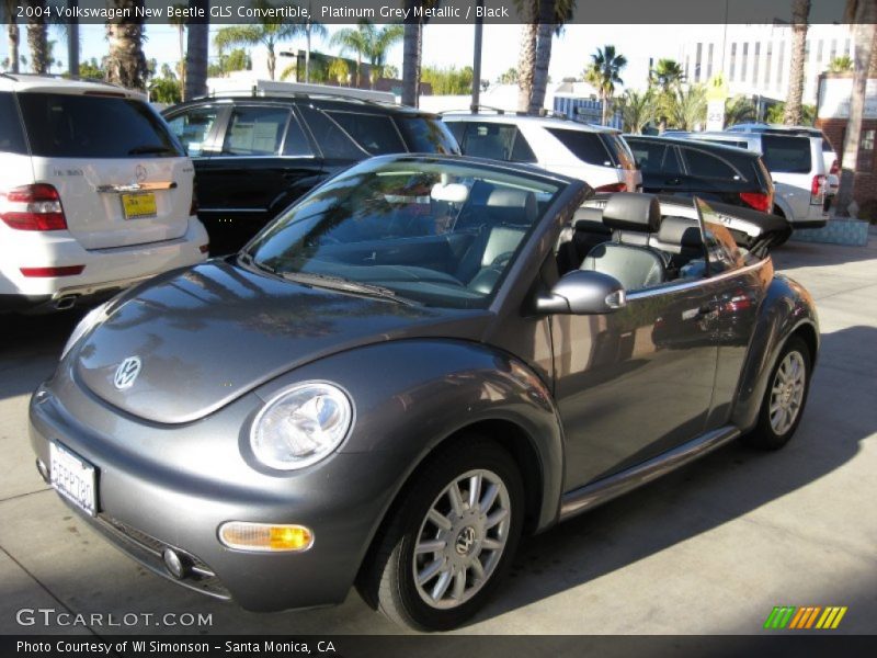 Platinum Grey Metallic / Black 2004 Volkswagen New Beetle GLS Convertible