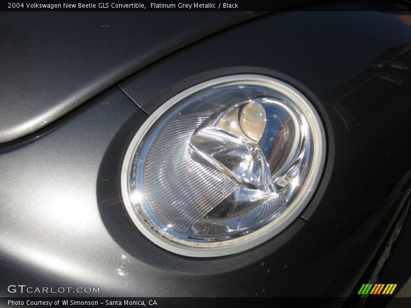 Platinum Grey Metallic / Black 2004 Volkswagen New Beetle GLS Convertible