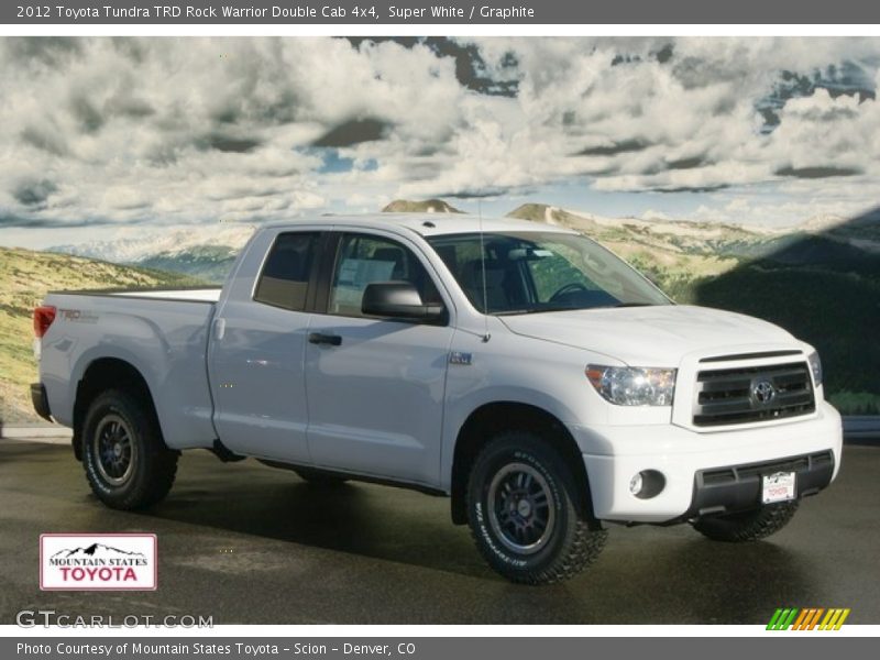 Super White / Graphite 2012 Toyota Tundra TRD Rock Warrior Double Cab 4x4