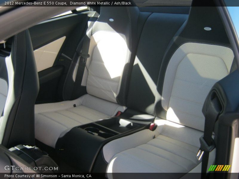 Rear Seat of 2012 E 550 Coupe