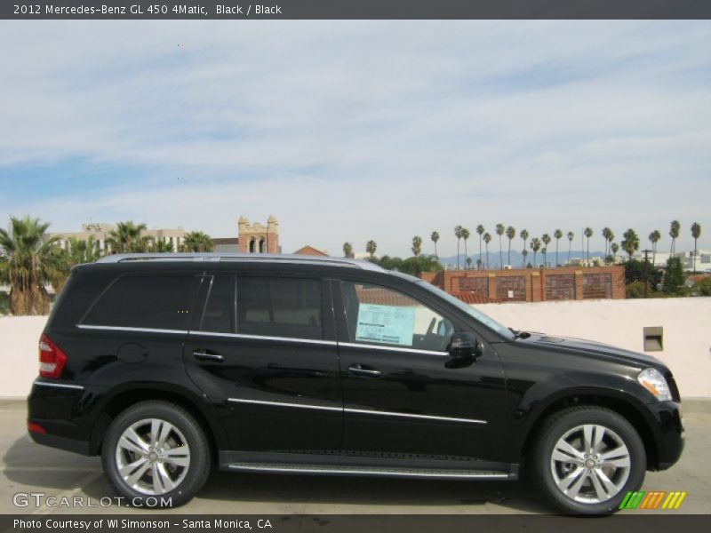 Black / Black 2012 Mercedes-Benz GL 450 4Matic