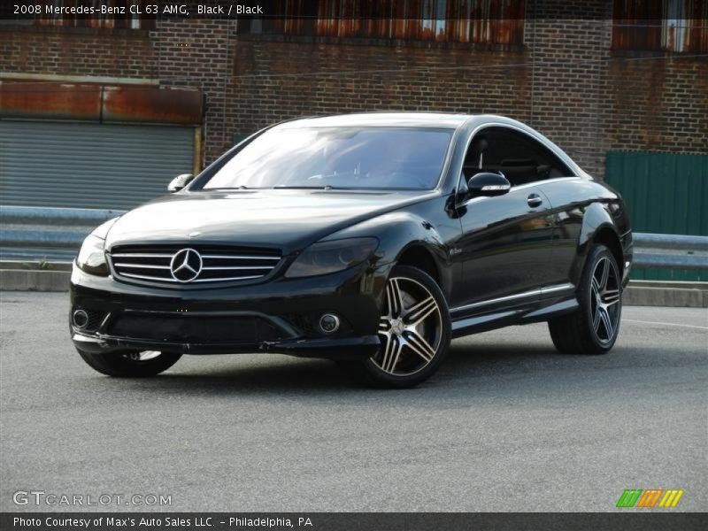 Black / Black 2008 Mercedes-Benz CL 63 AMG