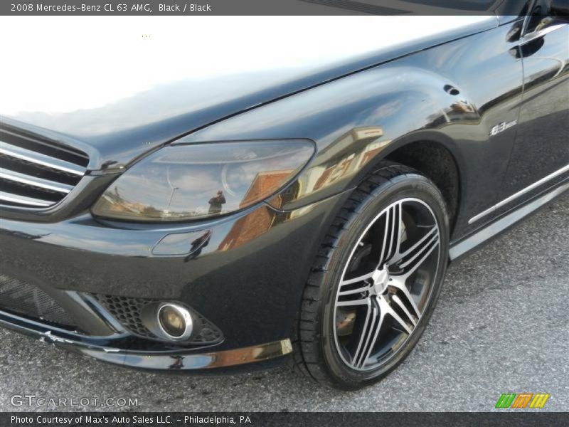 Black / Black 2008 Mercedes-Benz CL 63 AMG