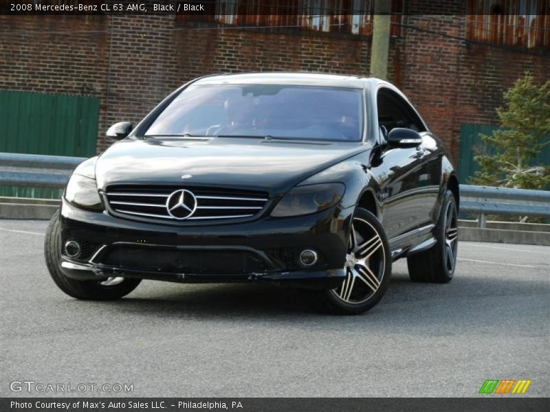 Black / Black 2008 Mercedes-Benz CL 63 AMG