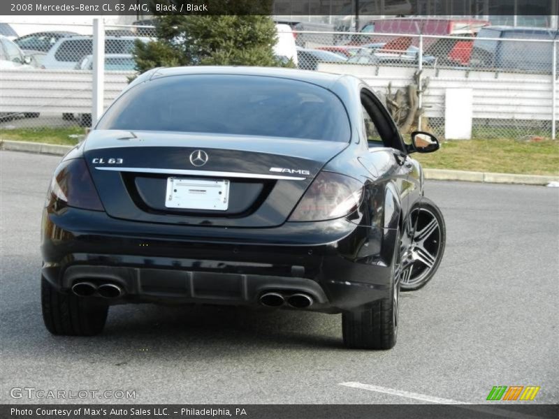 Black / Black 2008 Mercedes-Benz CL 63 AMG