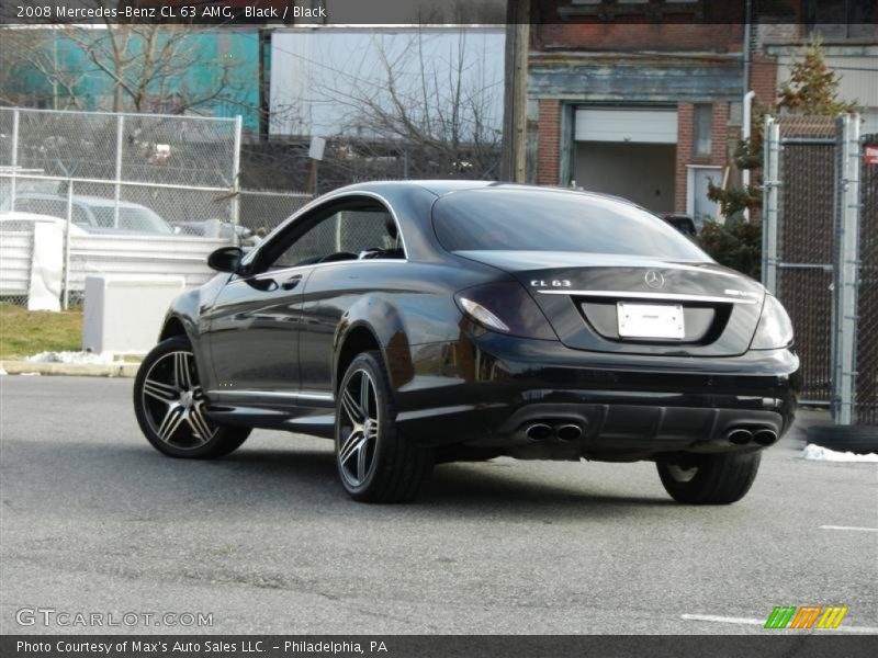 Black / Black 2008 Mercedes-Benz CL 63 AMG