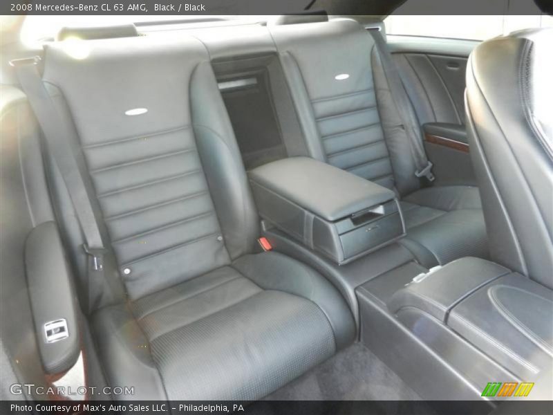 Rear Seat of 2008 CL 63 AMG