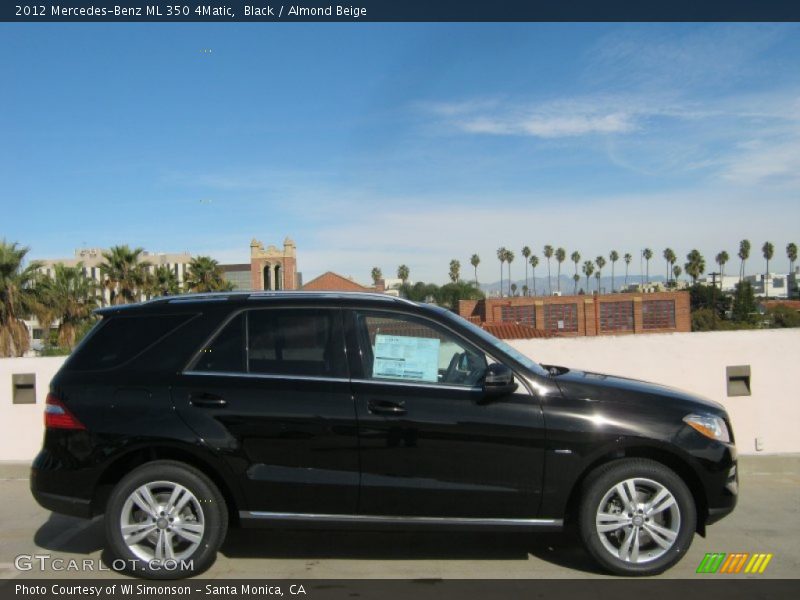 Black / Almond Beige 2012 Mercedes-Benz ML 350 4Matic