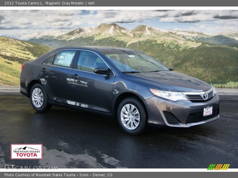 Magnetic Gray Metallic / Ash 2012 Toyota Camry L