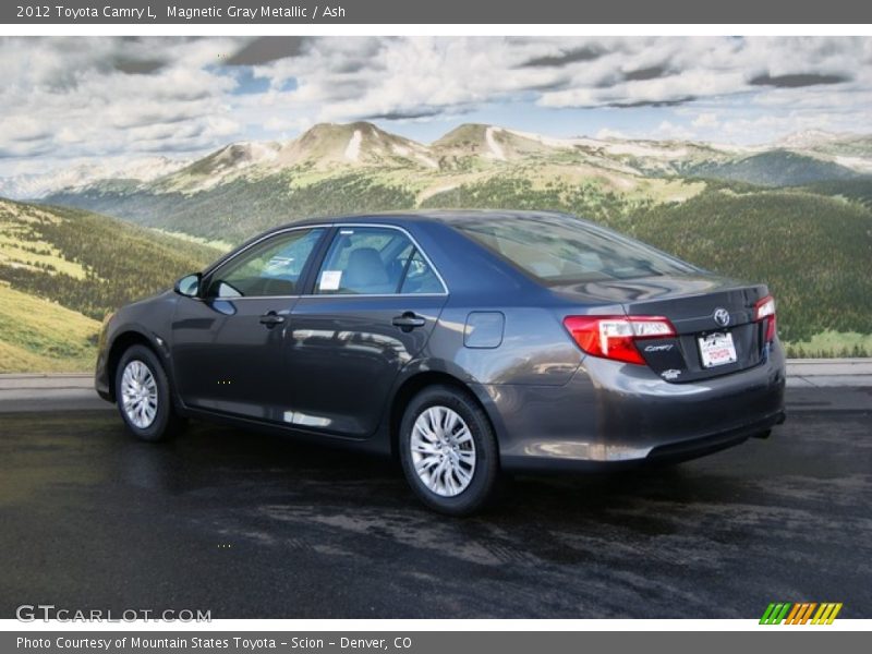 Magnetic Gray Metallic / Ash 2012 Toyota Camry L