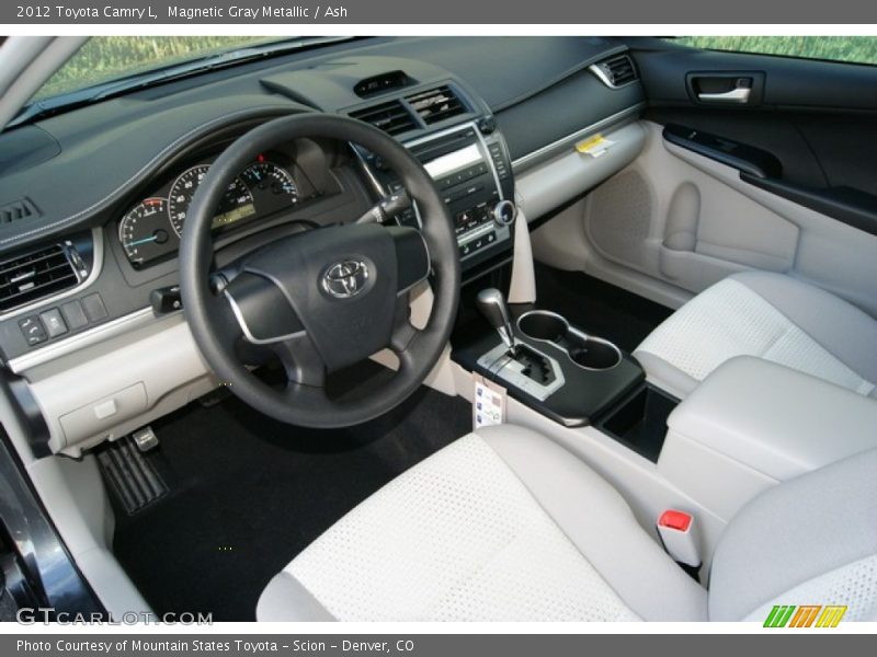 Magnetic Gray Metallic / Ash 2012 Toyota Camry L