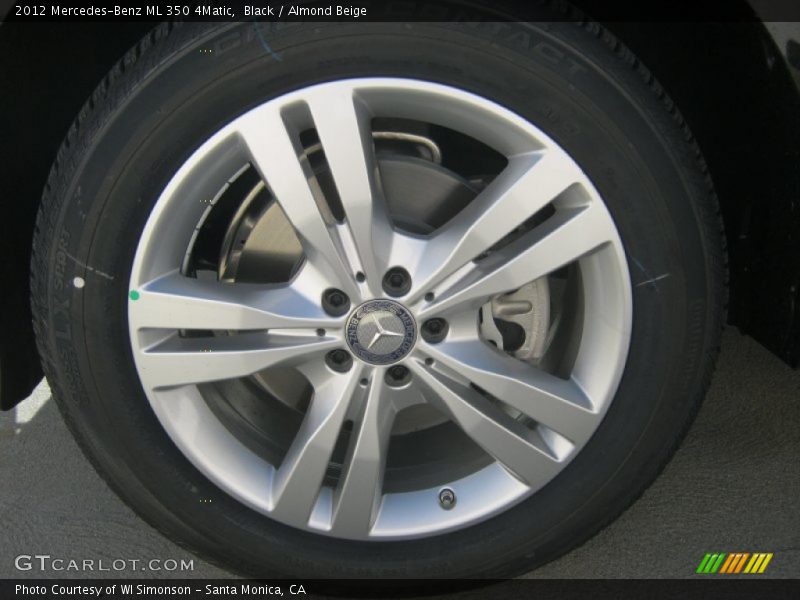 Black / Almond Beige 2012 Mercedes-Benz ML 350 4Matic