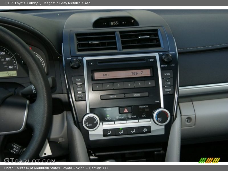 Magnetic Gray Metallic / Ash 2012 Toyota Camry L