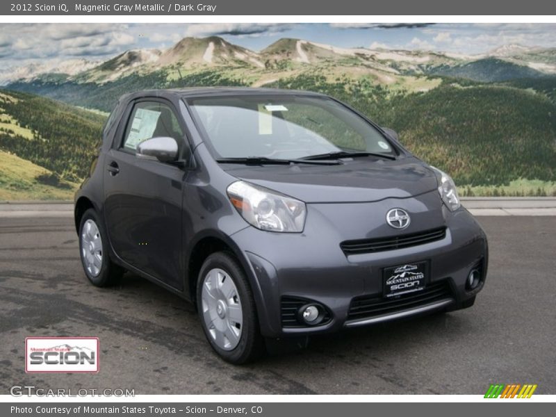 Magnetic Gray Metallic / Dark Gray 2012 Scion iQ