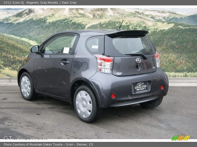 Magnetic Gray Metallic / Dark Gray 2012 Scion iQ