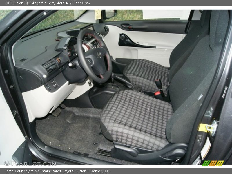  2012 iQ  Dark Gray Interior