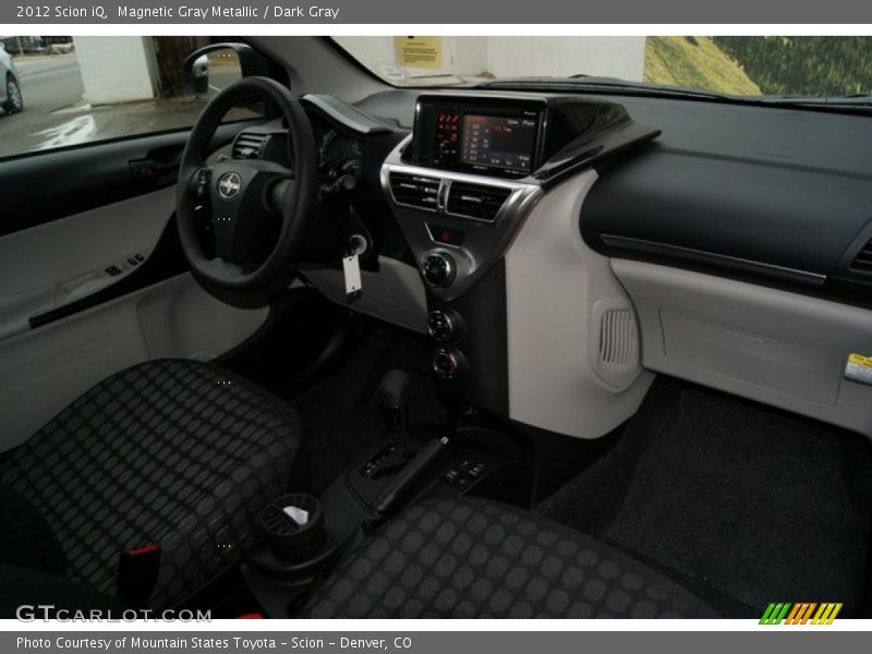 Magnetic Gray Metallic / Dark Gray 2012 Scion iQ